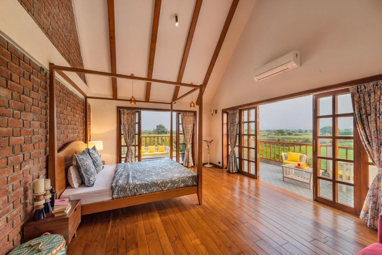 Saffronstays Happy Fields, Pune - Luxury Farmstay With Farm To Table Food Zewnętrze zdjęcie